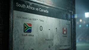 Afrika Selatan vs Kanada, Drama 1 Gol Menit Berdarah Mengukir Sejarah Fantastis di Piala Dunia 2026 Afrika Selatan vs Kanada, Drama 1 Gol Mengukir Sejarah Fantastis di Piala Dunia 2026