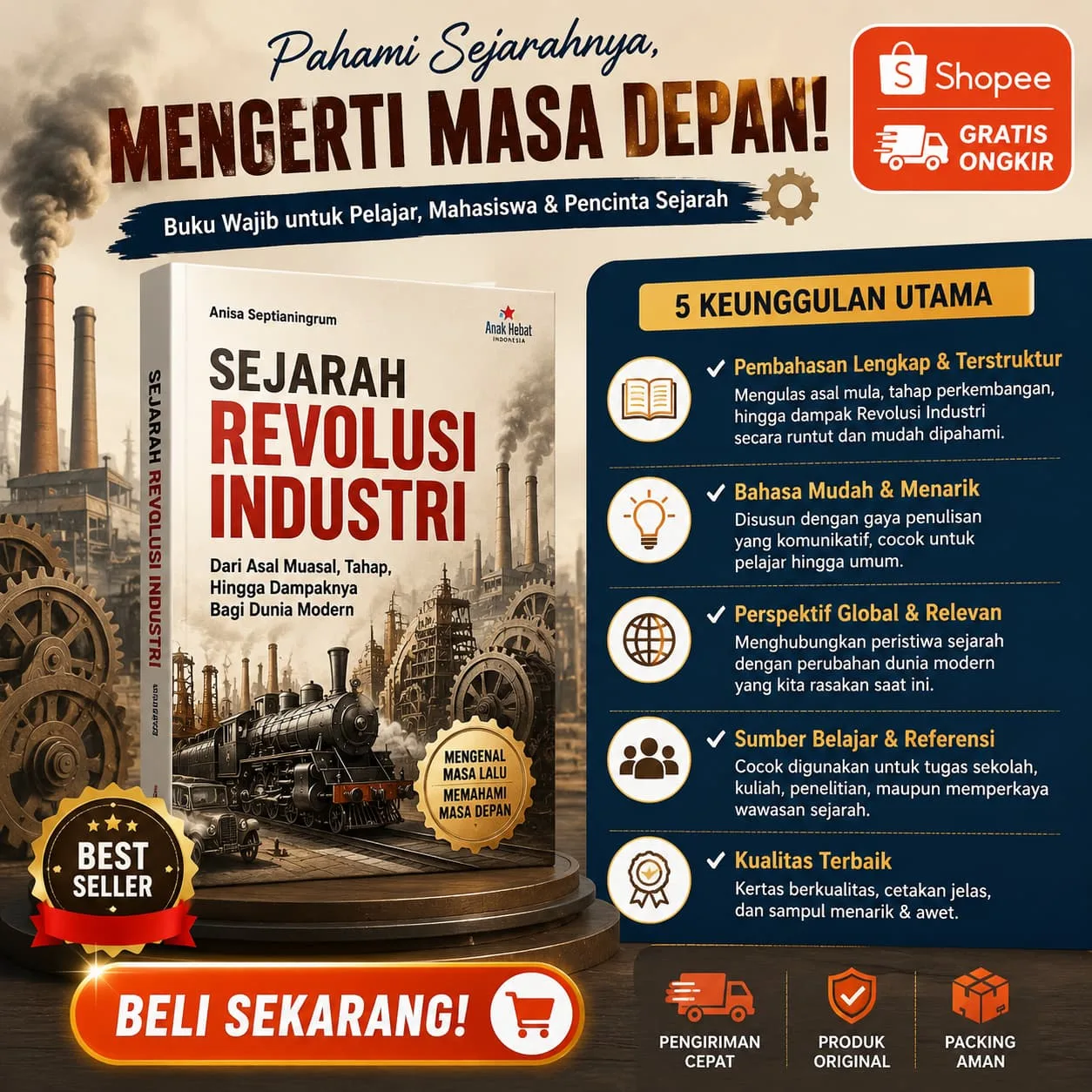 Revolusi Industri Berdampak pada Imperialisme Modern yang Bertujuan Untuk Apa? Pelajari 3 Hal Yaitu Hubungan Industri, Kolonialisme, dan Perebutan Pasar Dunia