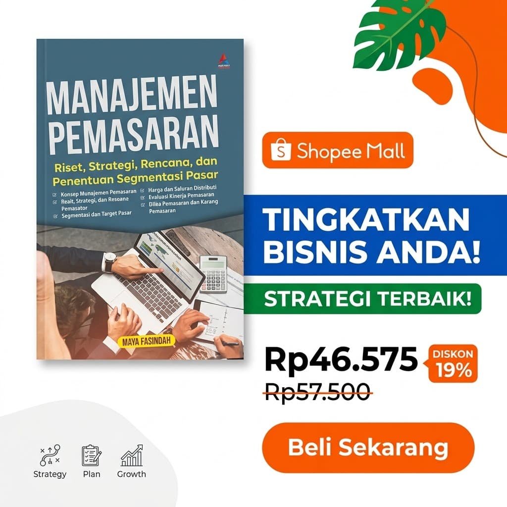Kegiatan Bisnis Akhir-Akhir Ini Sangat Kompleks Karena 2 Faktor Penting Ini - 𝖗𝖎𝖋𝖆𝖎𝖍𝖆𝖒𝖉𝖆.𝖈𝖔𝖒 Kegiatan bisnis akhir-akhir ini sangat kompleks karena perubahan tren pasar, pelajari solusinya melalui buku Manajemen Pemasaran karya Maya Fasindah, promo diskon spesial di Shopee.