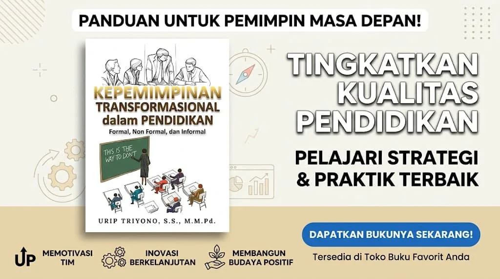 Pendidikan Non Formal, 5 Manfaat dan Panduan Memahaminya Lebih Mendalam - ๐๐๐๐๐๐๐๐๐๐.๐๐๐ Banner promosi Shopee untuk buku Kepemimpinan Transformasional dalam Pendidikan Non Formal, Formal, dan Informal karya Urip Triyono, S.S., M.M.Pd.